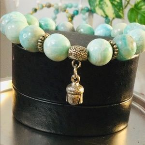 Amazonite Chakra Reikii Relieves StressCharm Bracelets -Handmade